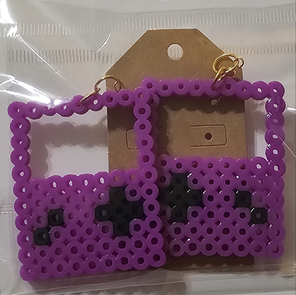 Custom Perler Earrings By Michikokoko